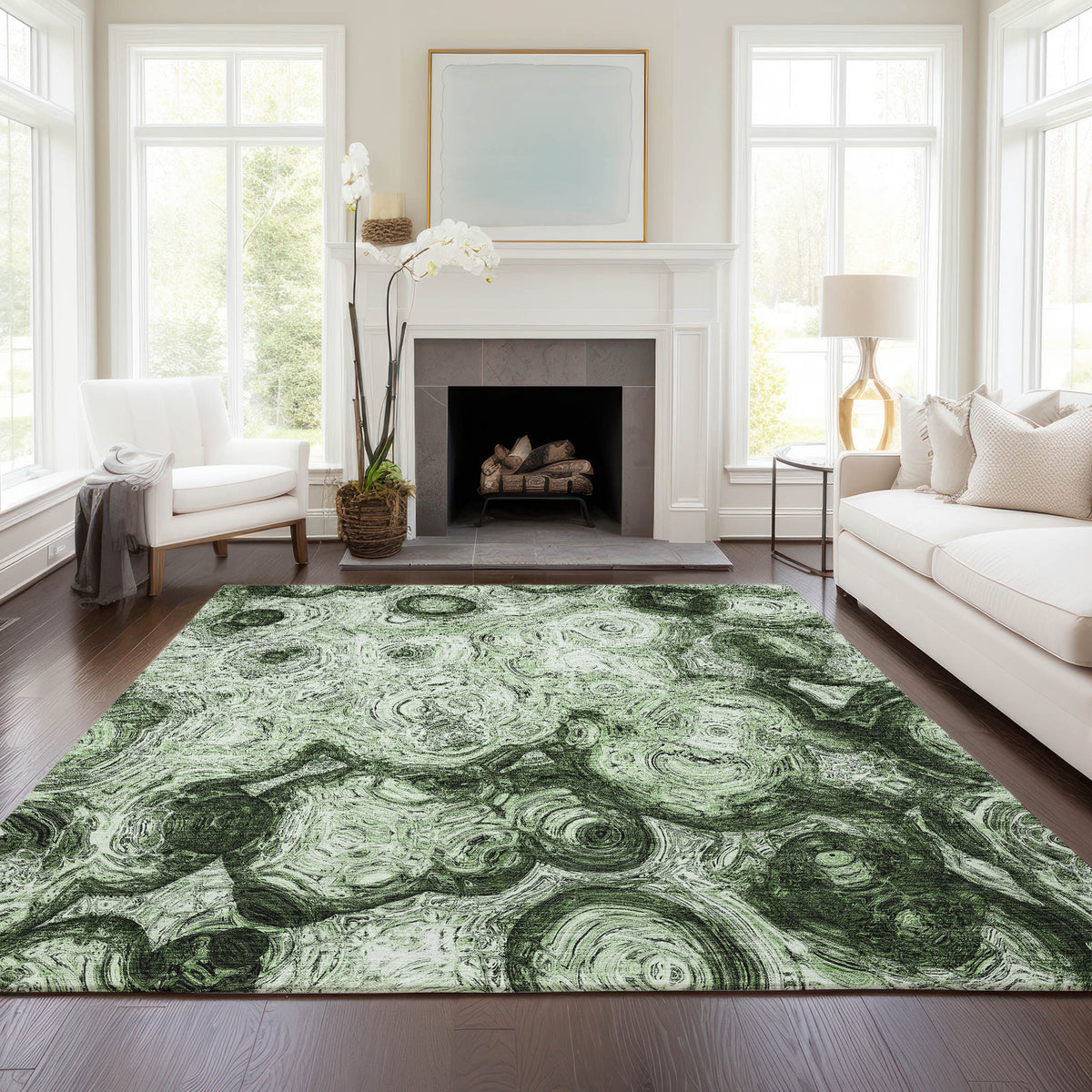 Chantille ACN579 Green Rug