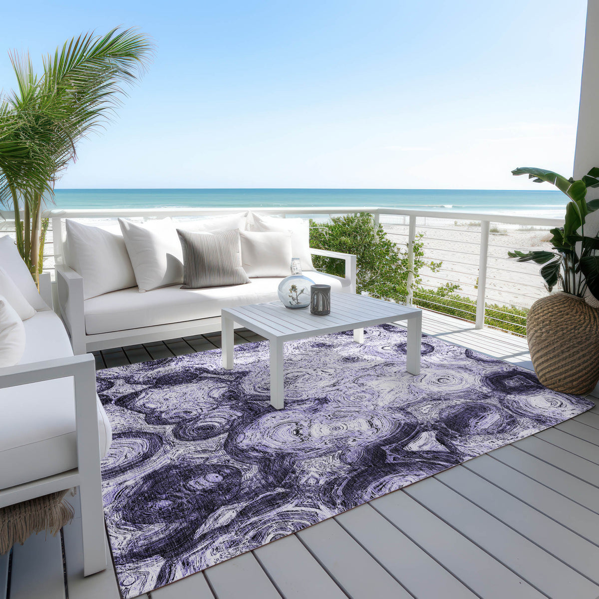 Chantille ACN579 Purple Rug
