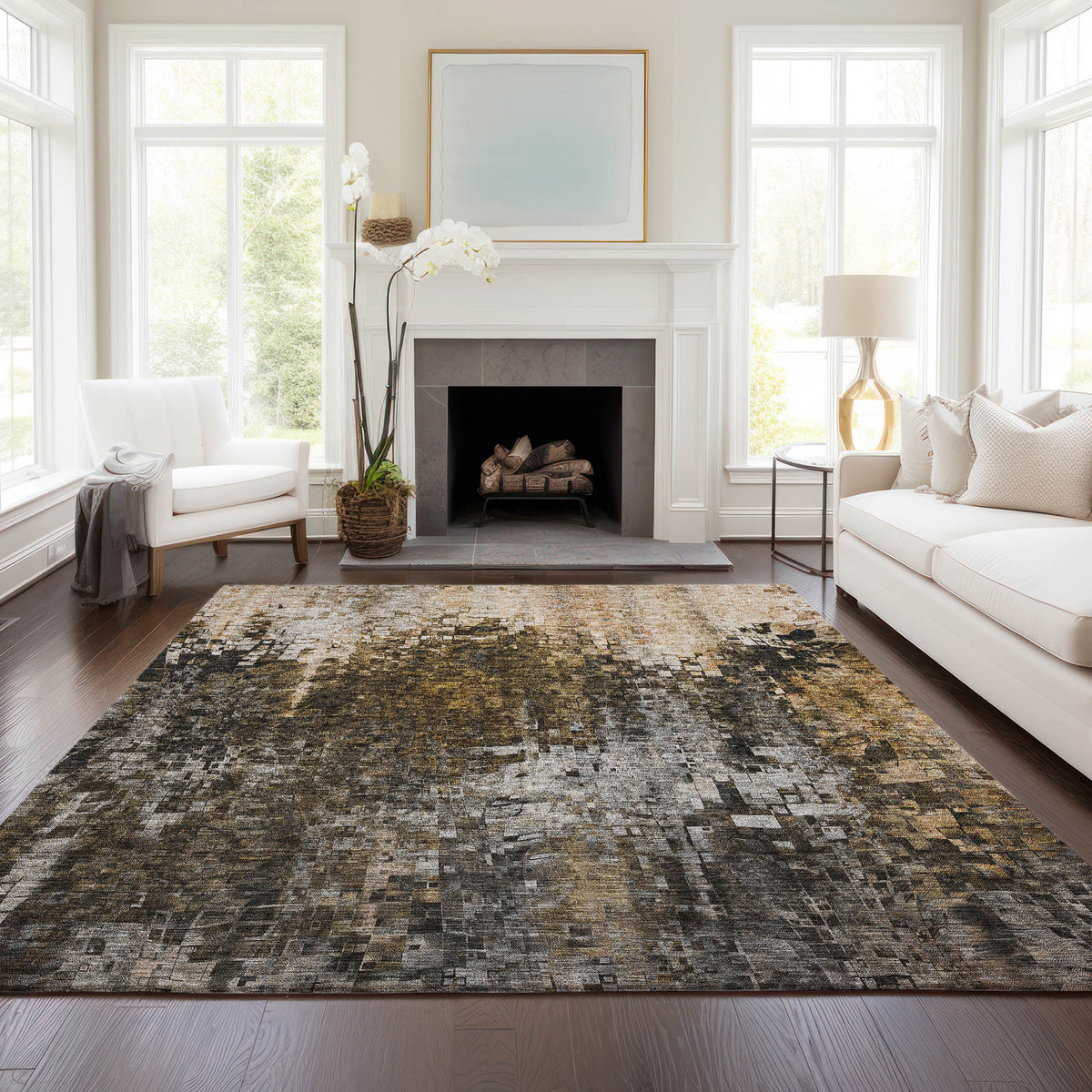 Chantille ACN581 Brown Rug