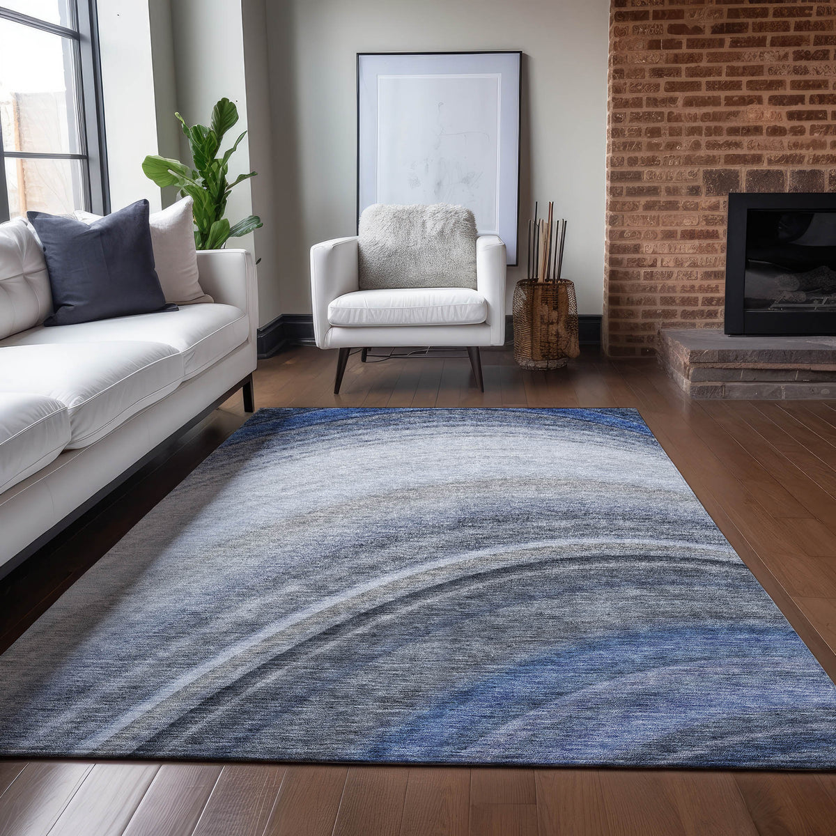 Chantille ACN584 Blue Rug