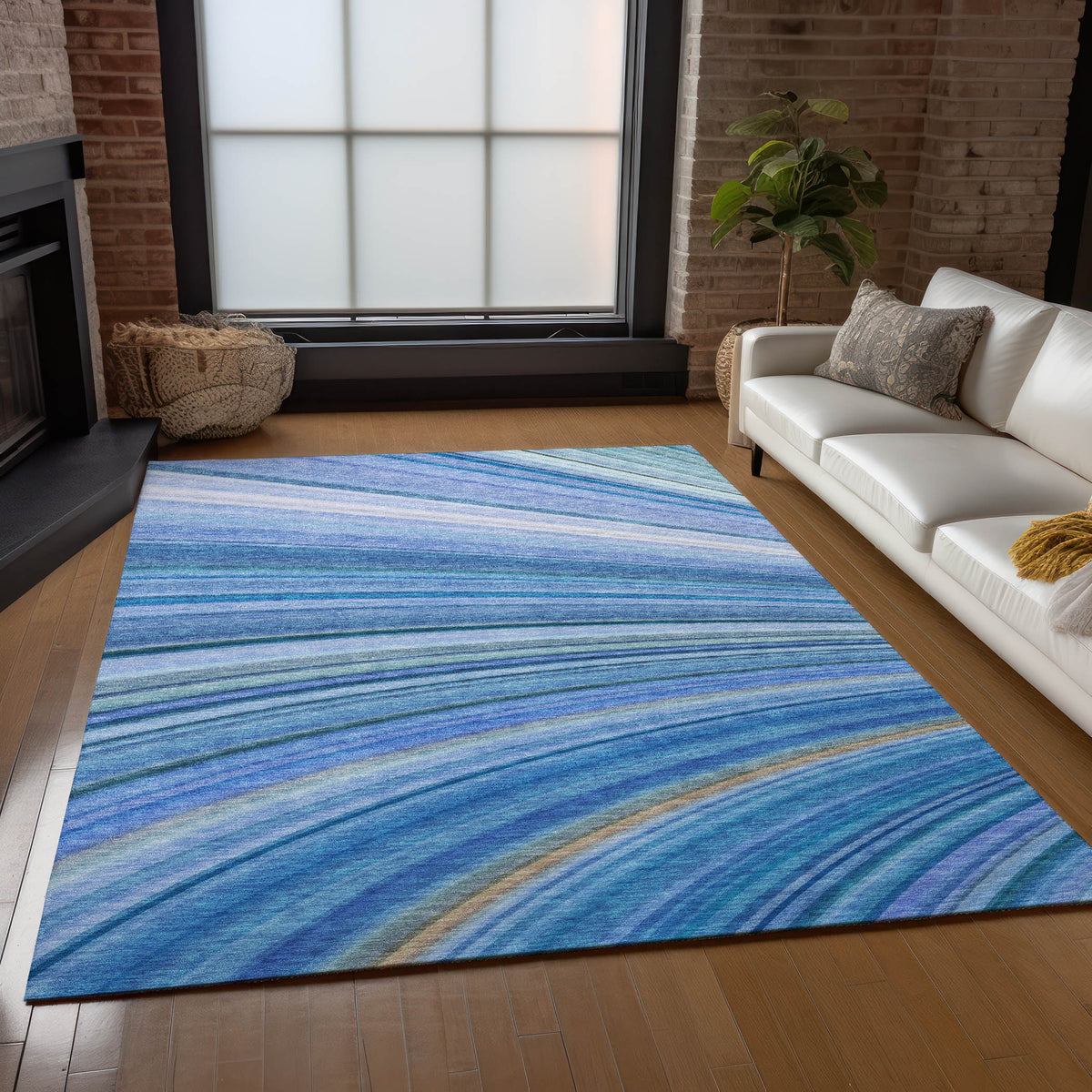 Chantille ACN585 Blue Rug