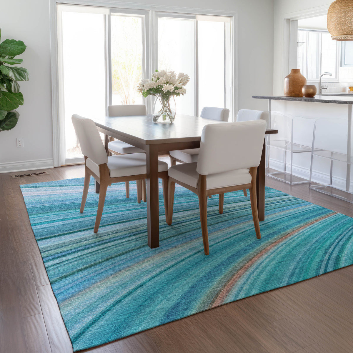 Chantille ACN585 Teal Rug