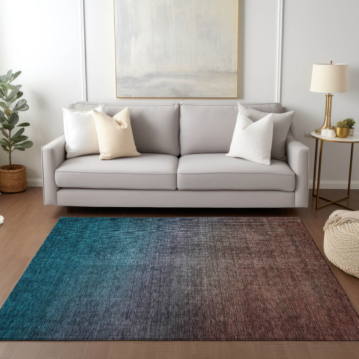 Chantille ACN587 Teal Rug