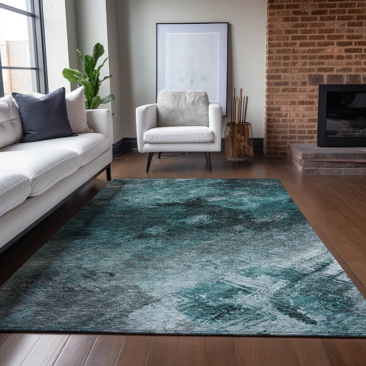 Chantille ACN590 Teal Rug