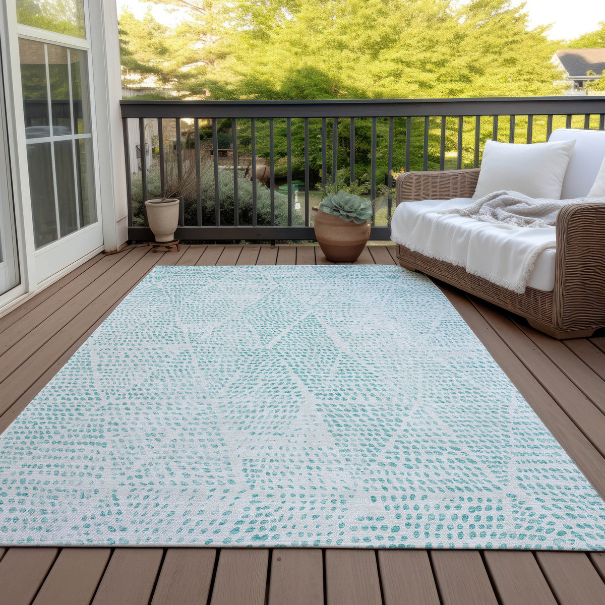 Chantille ACN591 Aqua Rug