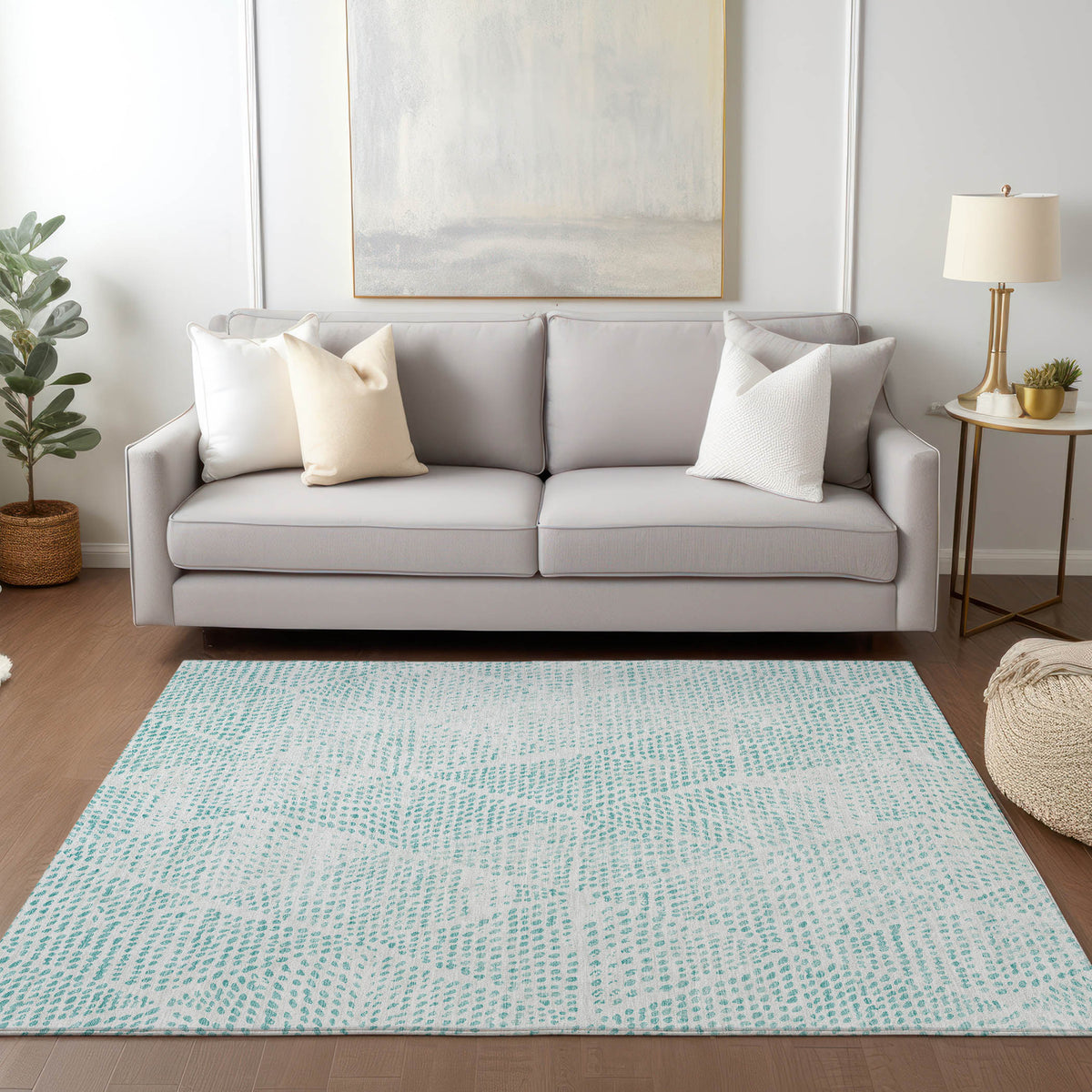 Chantille ACN591 Aqua Rug