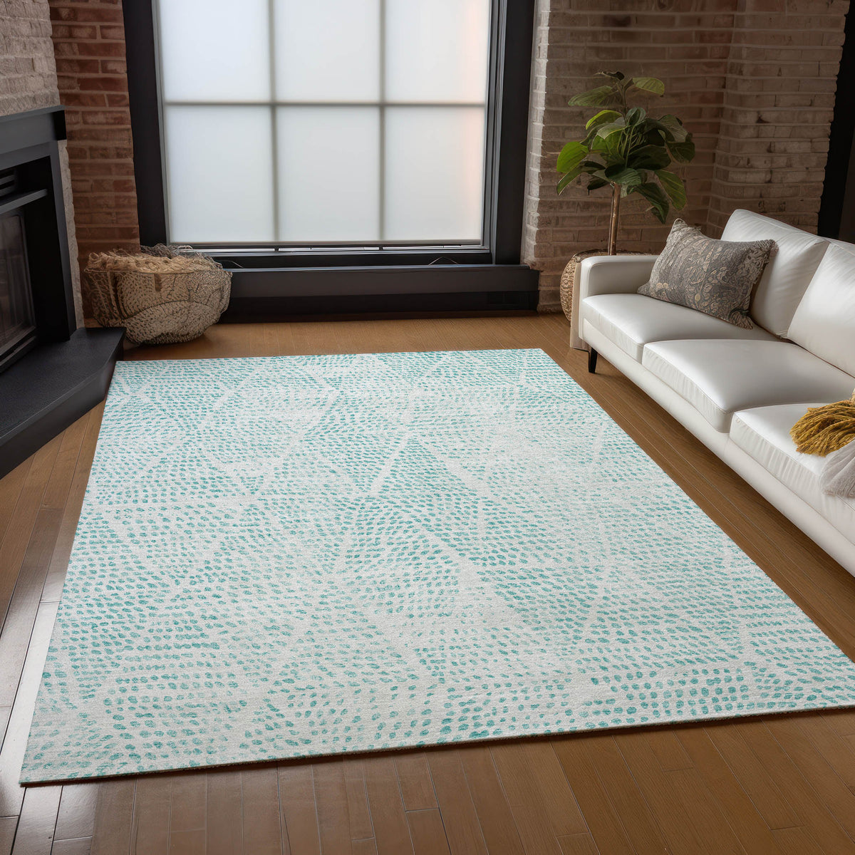 Chantille ACN591 Aqua Rug