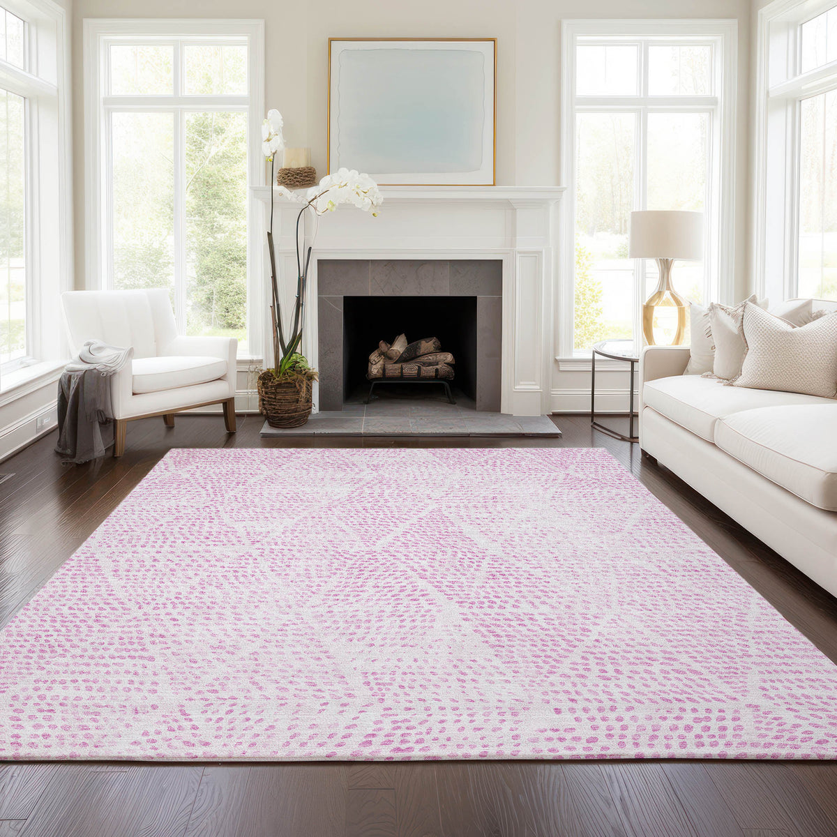 Chantille ACN591 Pink Rug