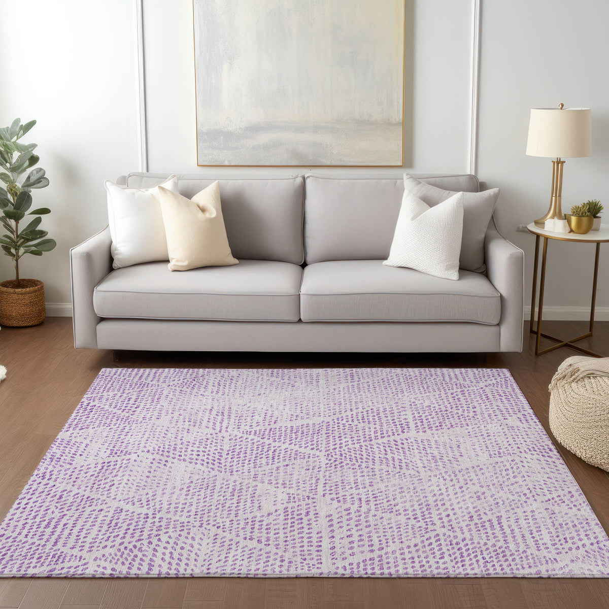 Chantille ACN591 Purple Rug