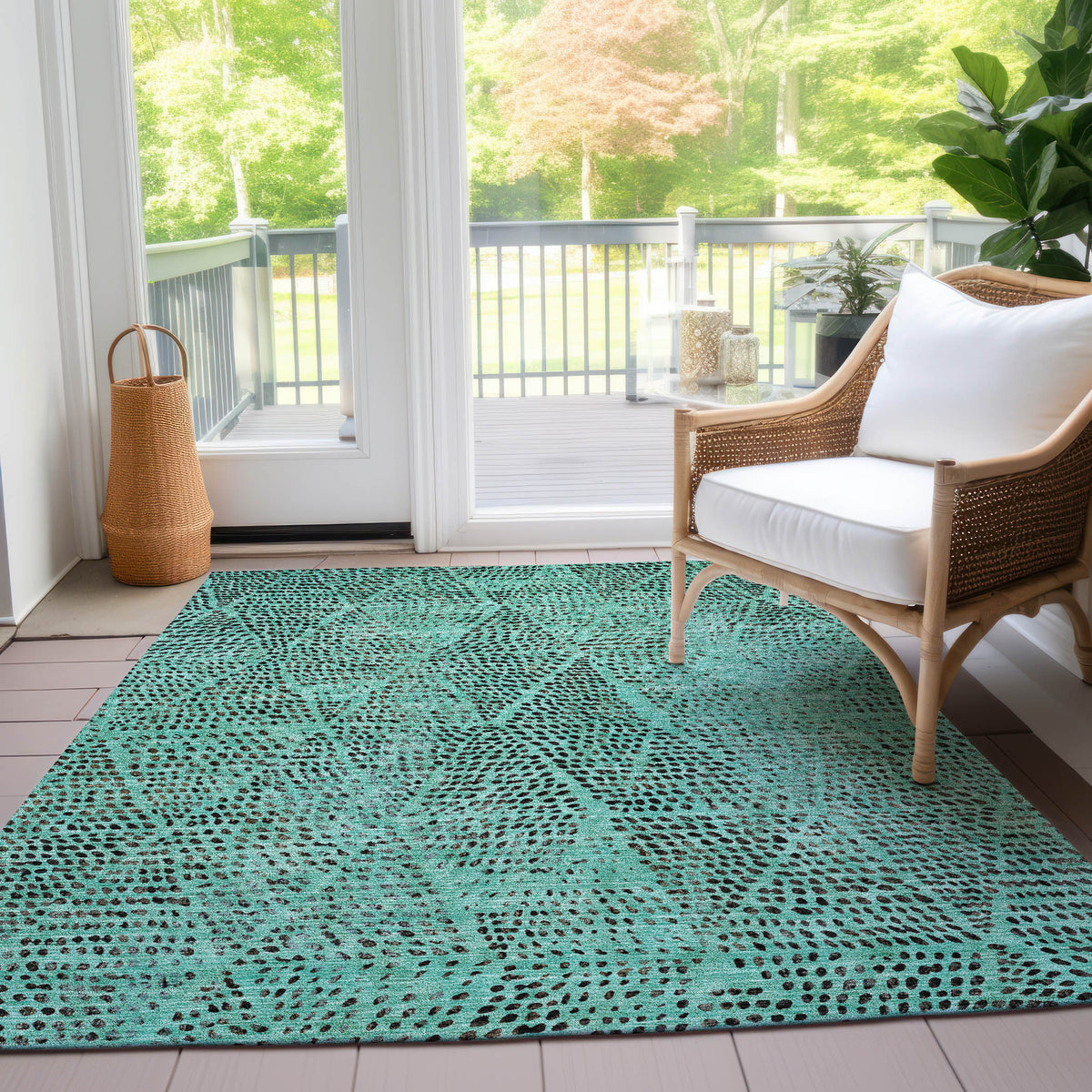 Chantille ACN591 Teal Rug