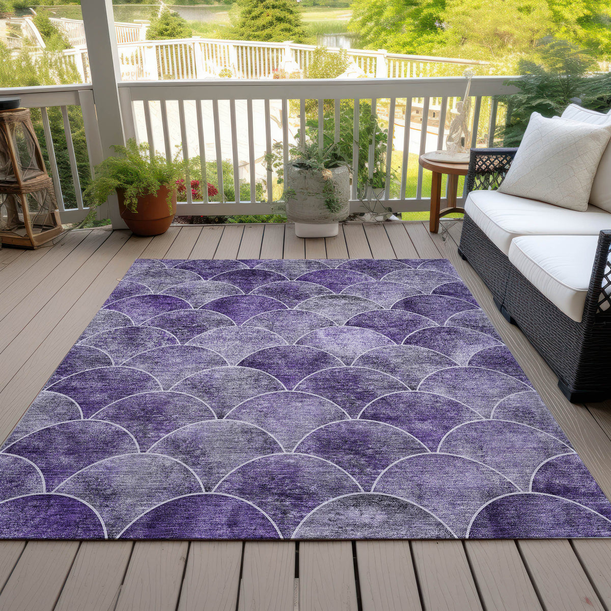 Chantille ACN594 Purple Rug