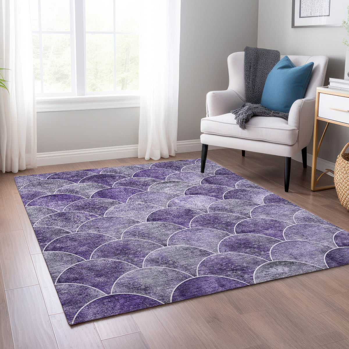 Chantille ACN594 Purple Rug