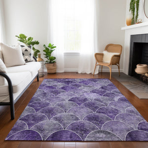 Chantille ACN594 Purple Rug