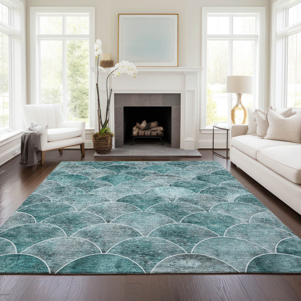 Chantille ACN594 Teal Rug