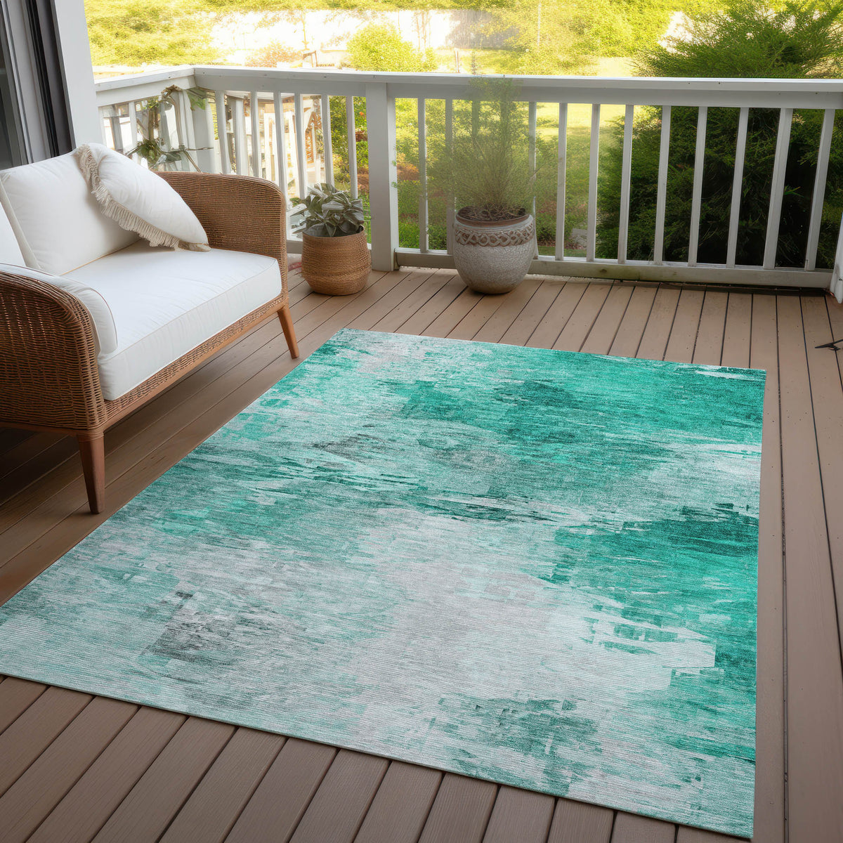 Chantille ACN595 Teal Rug