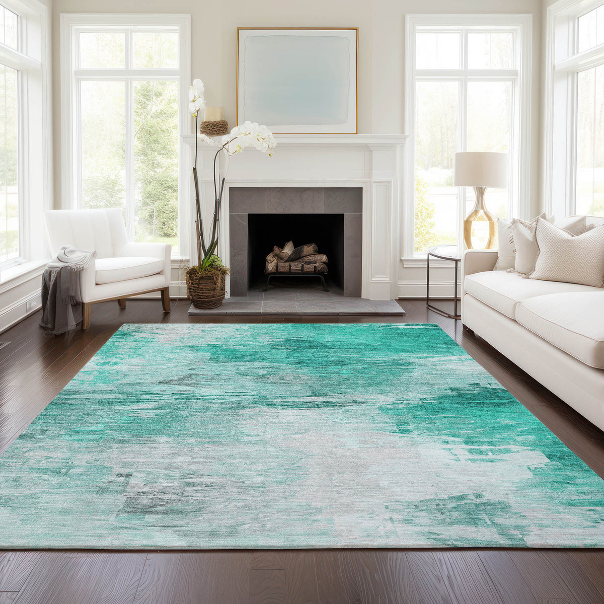Chantille ACN595 Teal Rug