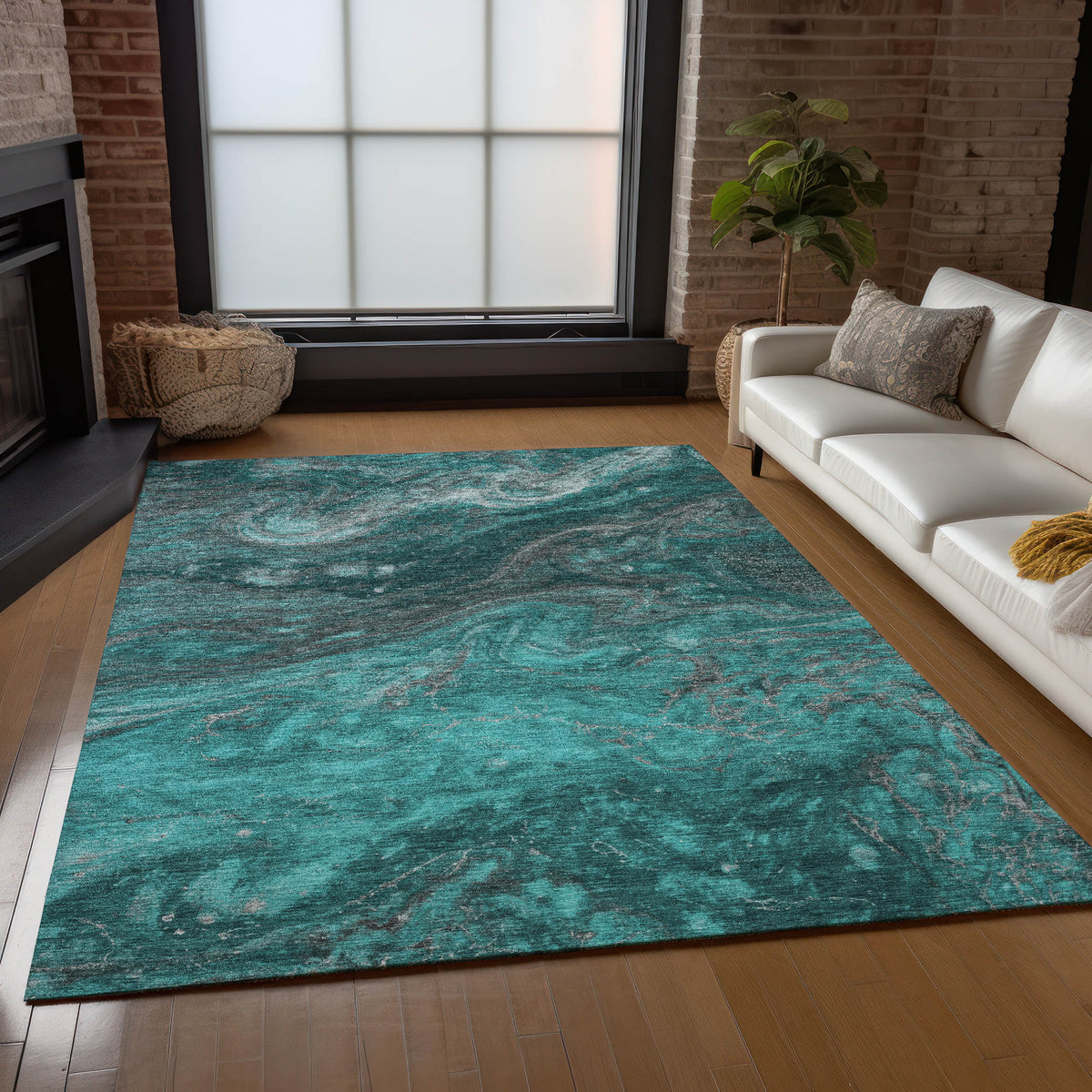 Chantille ACN599 Teal Rug