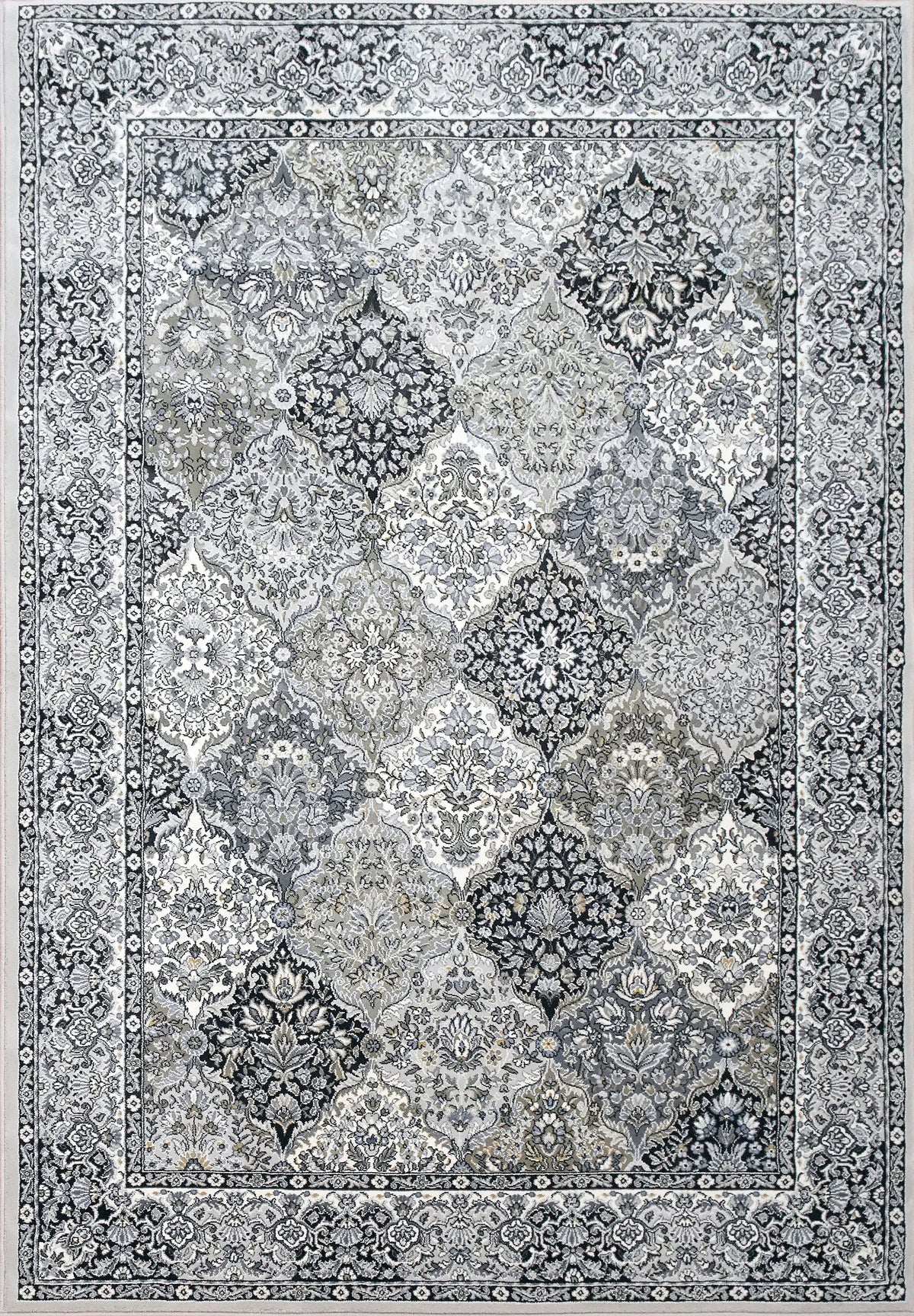 Ancient Garden 57008-9696 Cream/Grey Rug