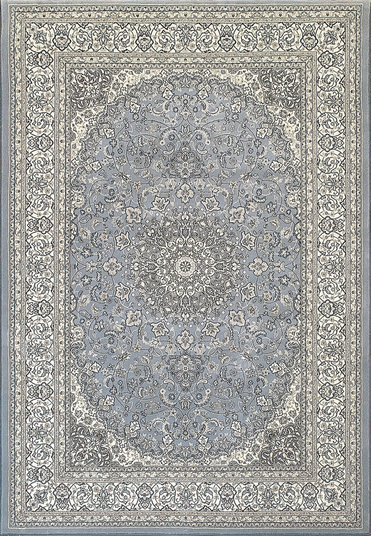 Ancient Garden 57119-4646 Steel Blue/Cream Rug