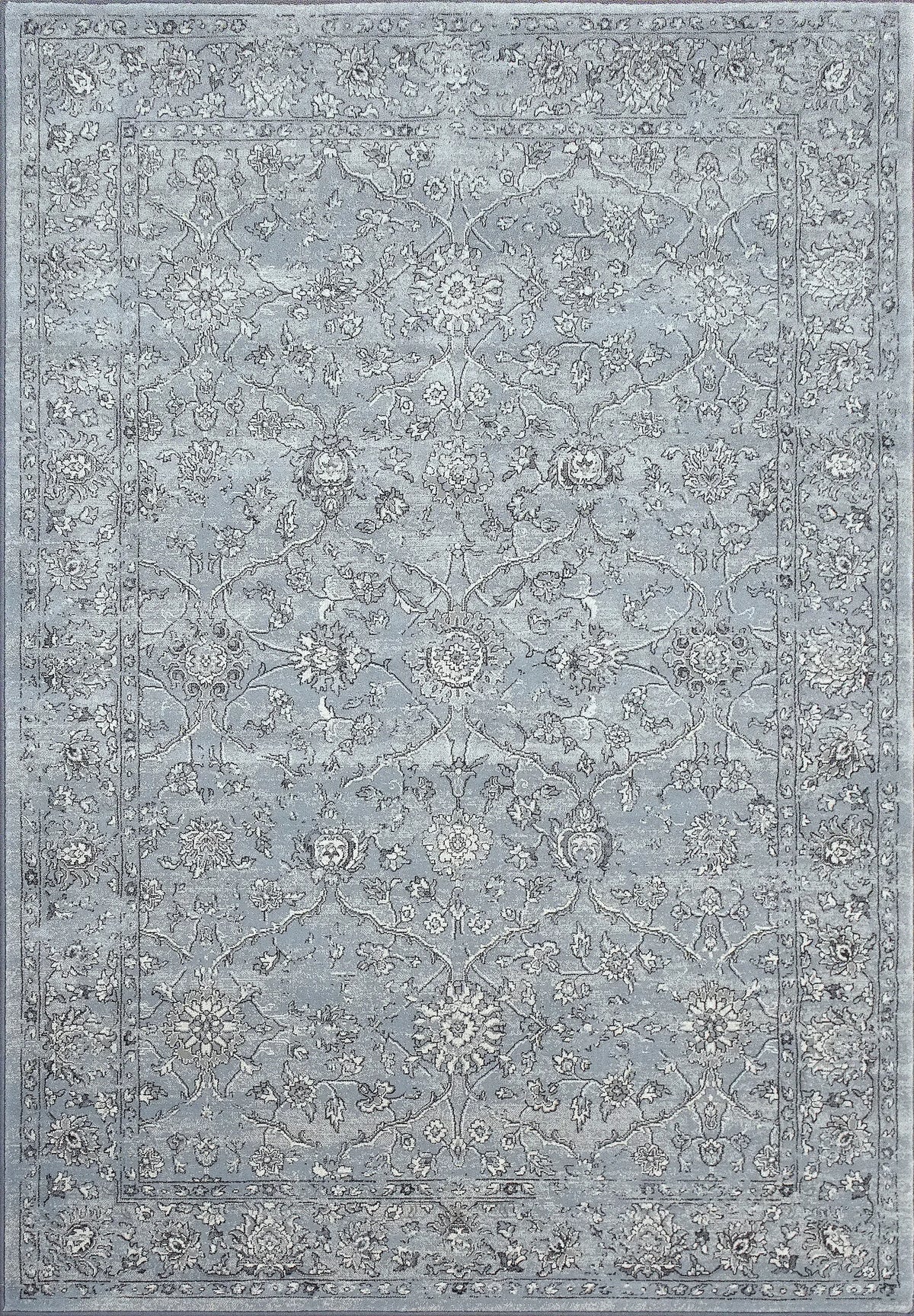 Ancient Garden 57136-4646 Steel Blue/Cream Rug