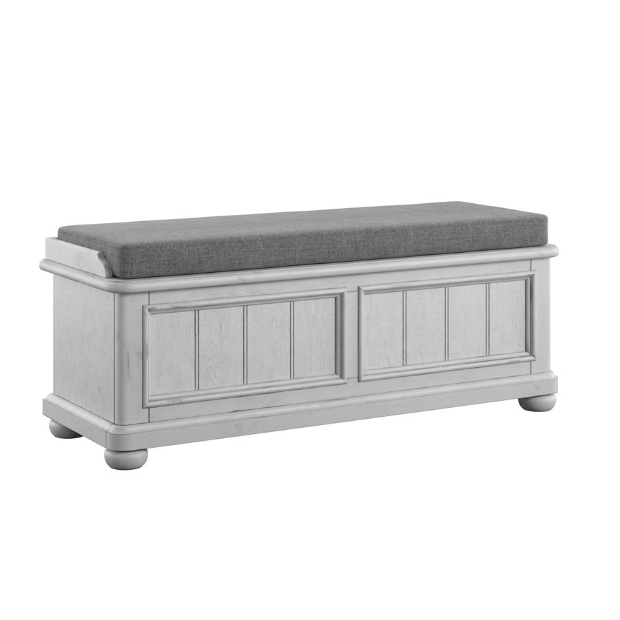 New Haven Storage Bench Oyster Shell