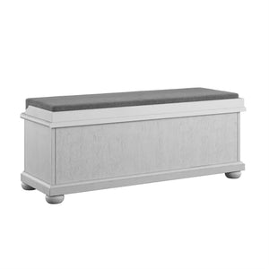 New Haven Storage Bench Oyster Shell