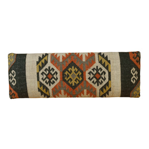 Eden Southwestern Beige/Multi Kilim Jute Blend Upholstered Accent Bench