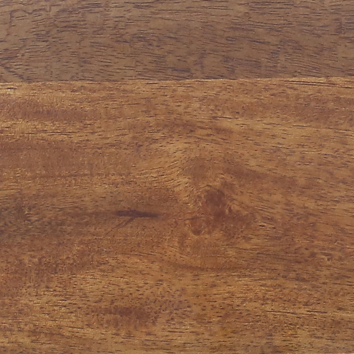 Transitional Solid Hand-Made Mango Wood/Glass Round Coffee Table