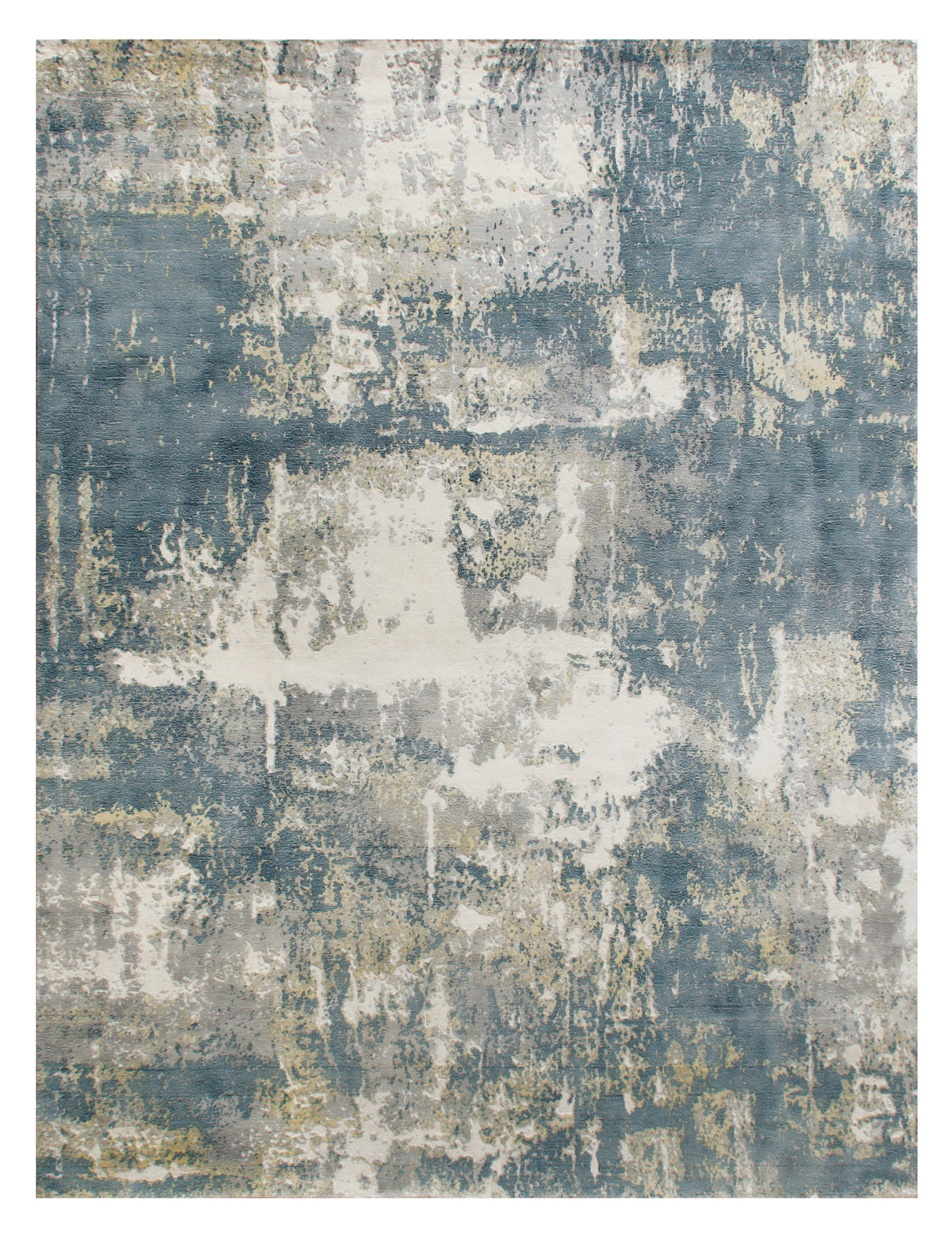 Cozy Printed RH-2018329 Blue Gold Rug