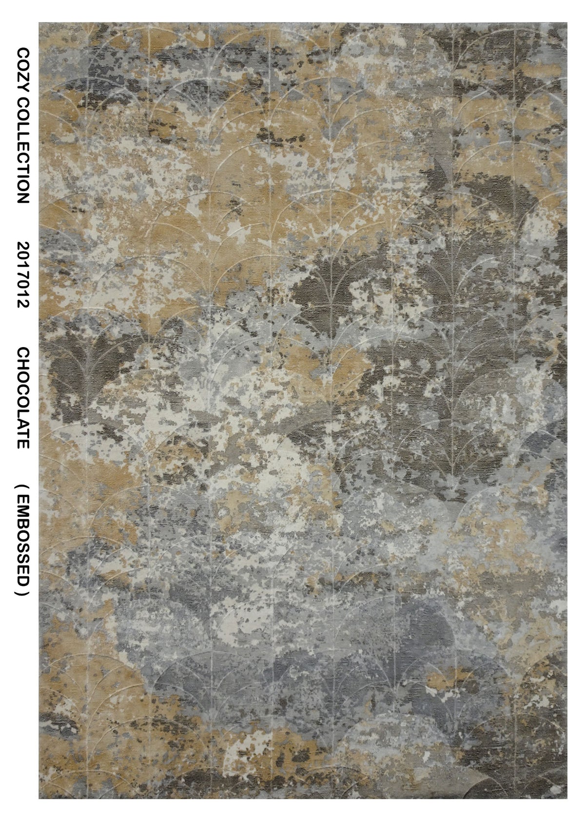 Cozy Printed RH-2017012 Chocolate Rug