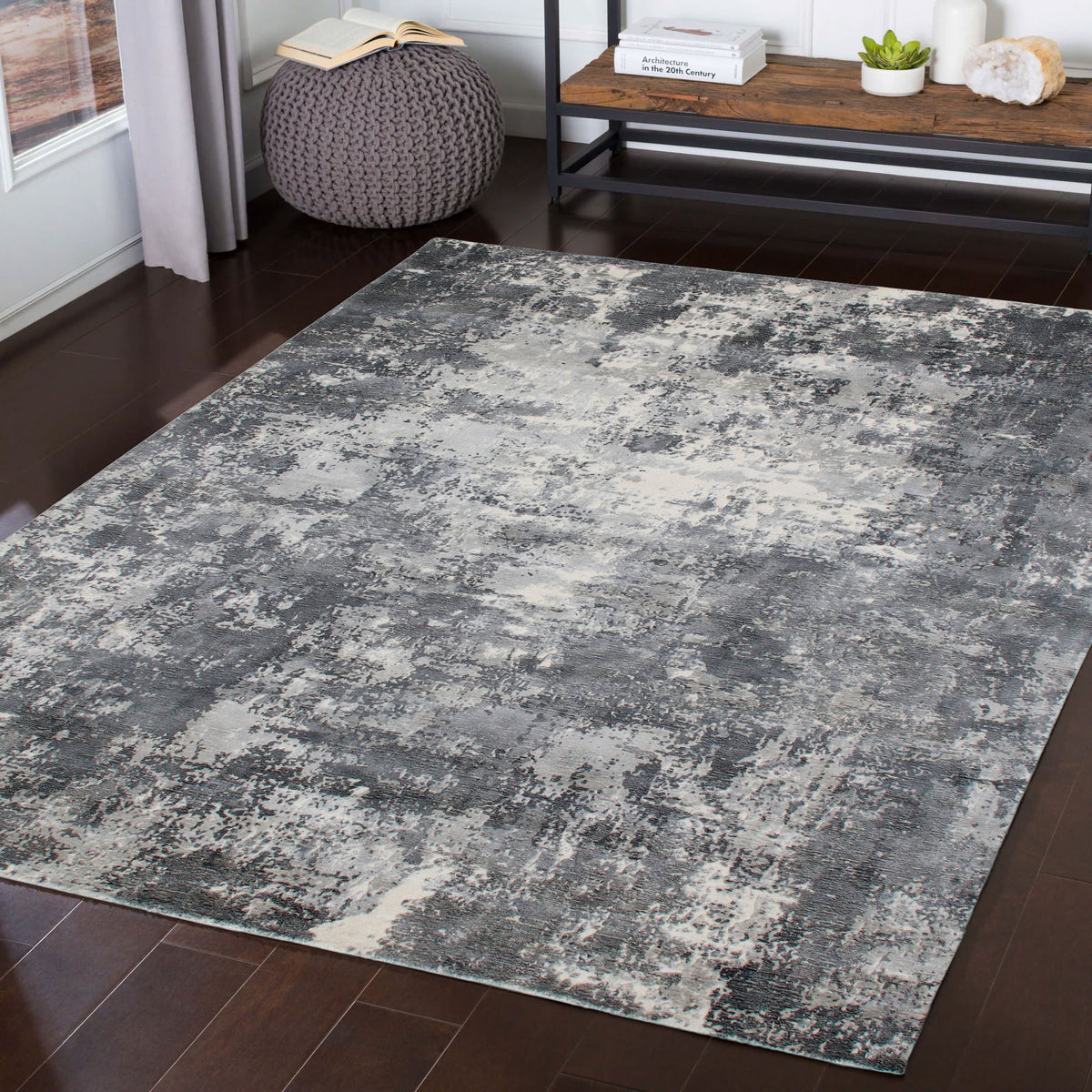 Cozy Printed RH-2019084 Silver Rug
