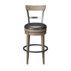 Benton Swivel Bar Stool Pecan Brown