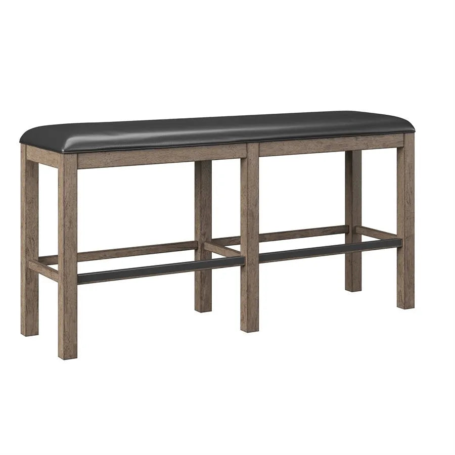 Benton 60" Bar Height Bench Pecan Brown