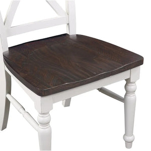 Mountain Retreat Dining Chair Dark Mocha & Antique White