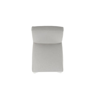 Ursula Transitional Gray Upholstered Dining Chair, Set of 2