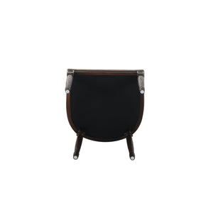 Isabella Traditional Brown Upholstered Dining Chair, Set of 2