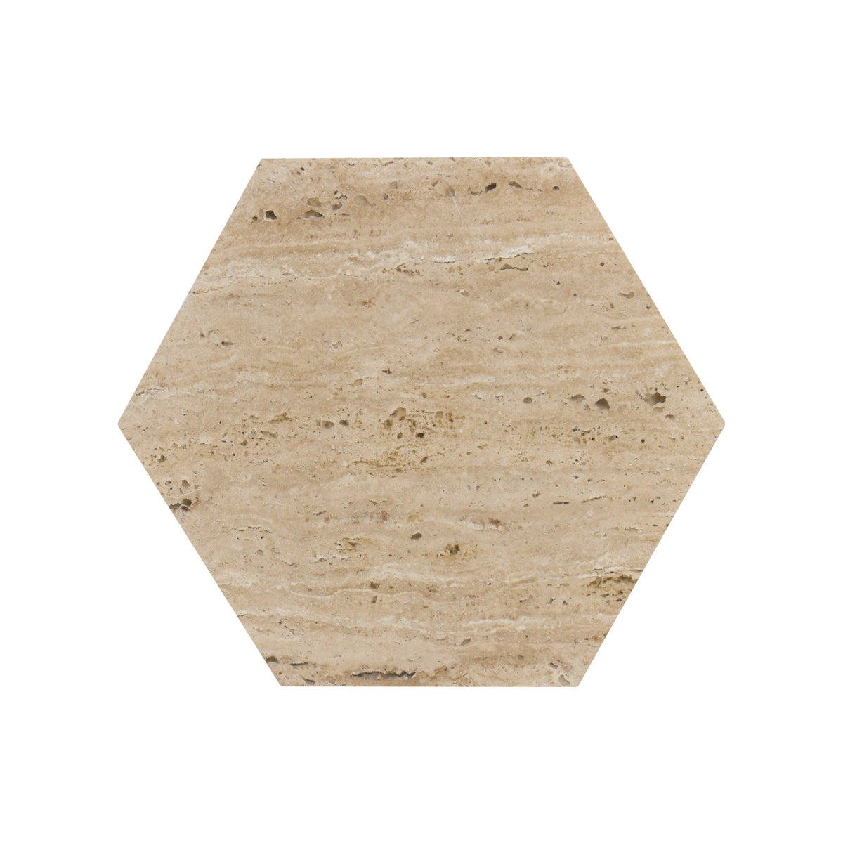 Iris Handmade Transitional Marble Drink Table, Gold/Beige