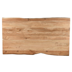 Hartford Handmade Farmhouse Natural Finish Wood Rectangle Dining Table