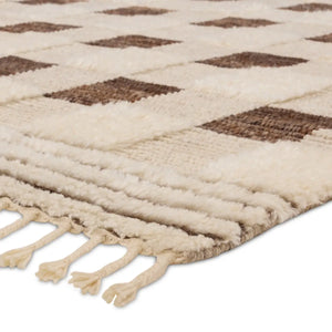 Desouk DSK02 Ivory/Brown Rug