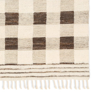 Desouk DSK02 Ivory/Brown Rug