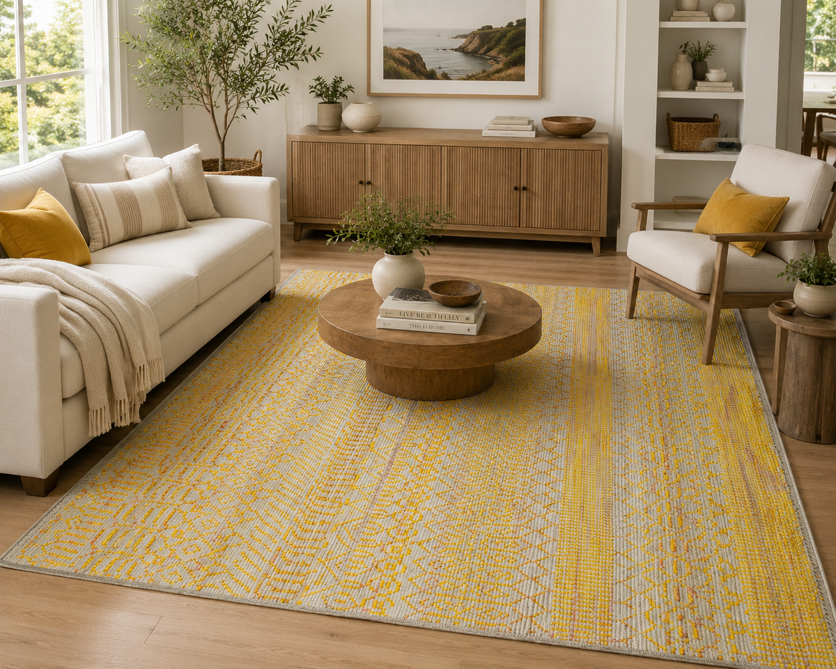 Durva RH-AC-25 AG Gold Rug