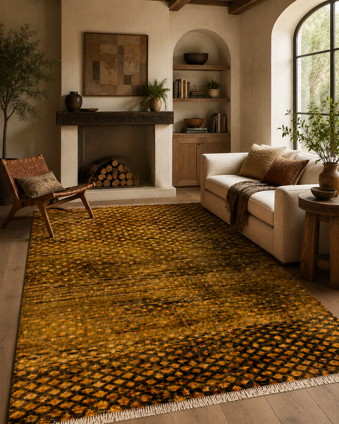 Durva RH-SC-60 Black Rug