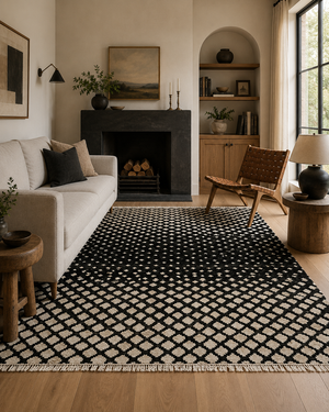 Durva RH-SC-61 F Black Rug