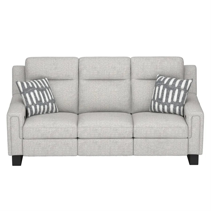Teagan Dual Power Sofa Oatmeal