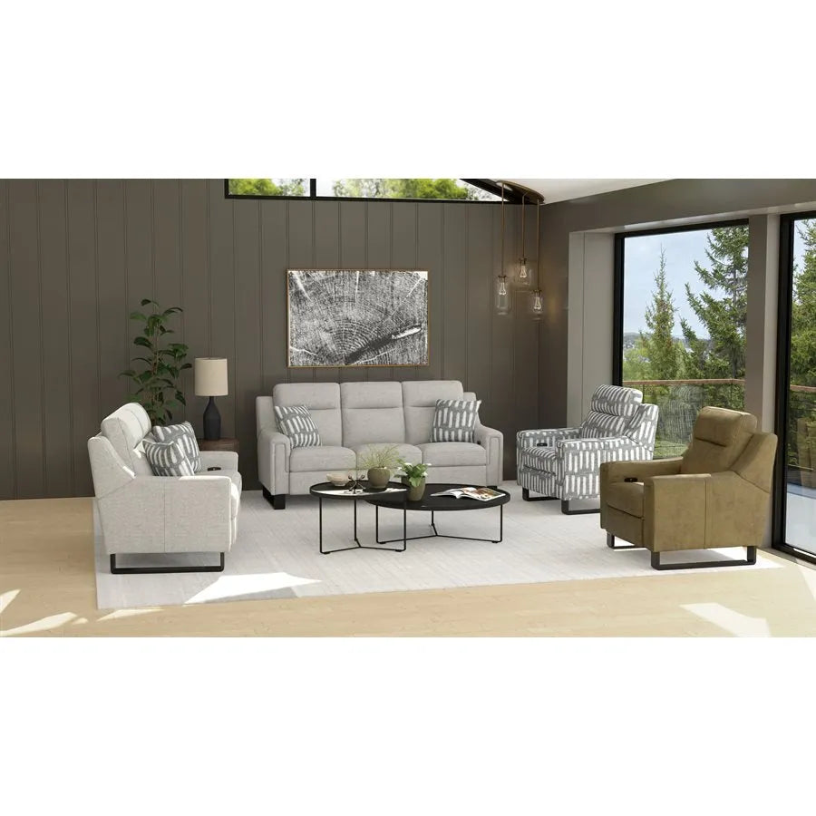 Teagan Dual Power Sofa Oatmeal
