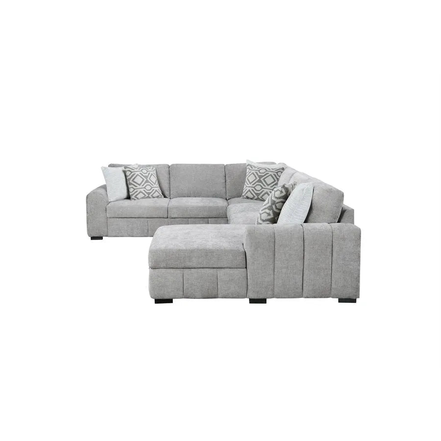Ritchie Pop-Up Sleeper Sectional Pewter