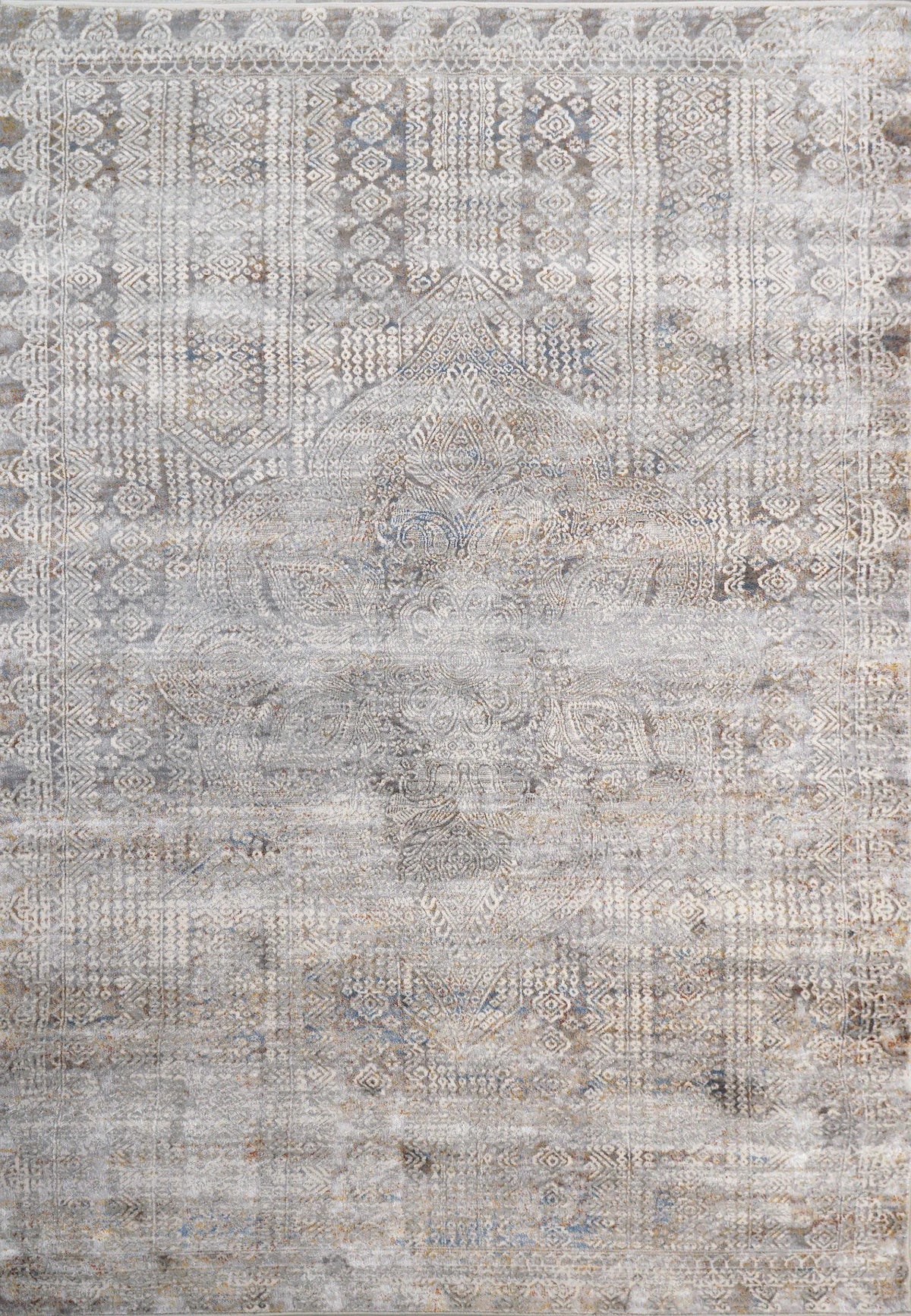 Gold 1361-915 Grey/Ivory Rug