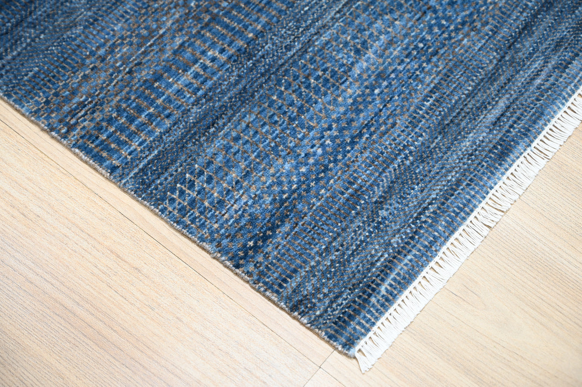 Grass RH-HPT-108 Blue Brown Rug
