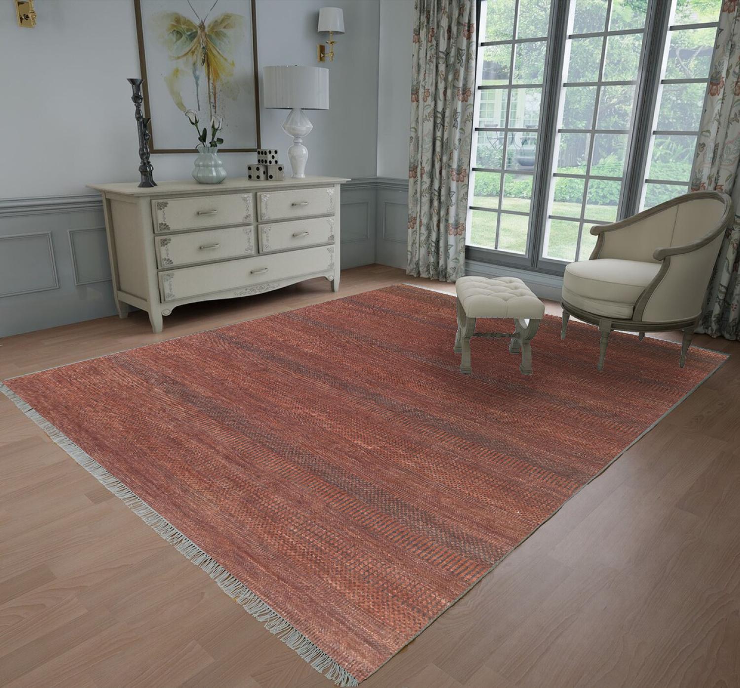 Grass RH-HPT-108 Rust Charcoal Rug