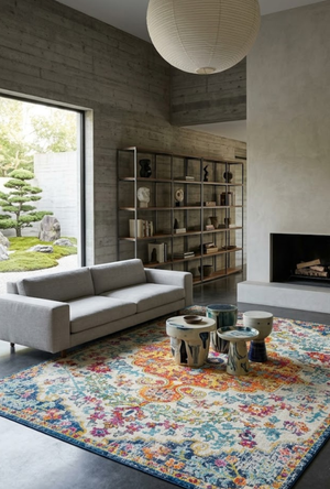 Harput HAP-1000 Aqua / Blue Rug